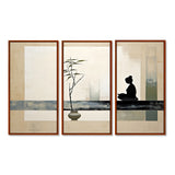 Asian Art Modern Zen I - Multi-Panel Canvas Prints