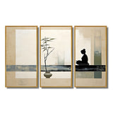 Asian Art Modern Zen I - Multi-Panel Canvas Prints
