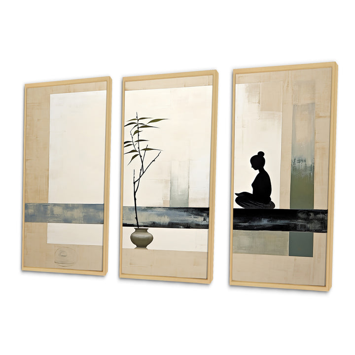 Asian Art Modern Zen I - Multi-Panel Canvas Prints