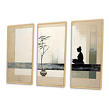 Asian Art Modern Zen I - Multi-Panel Canvas Prints