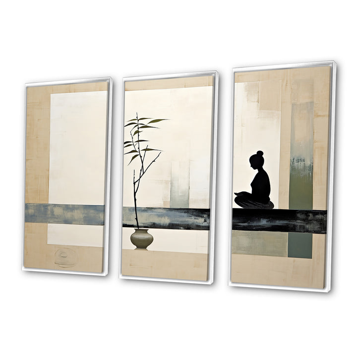 Asian Art Modern Zen I - Multi-Panel Canvas Prints