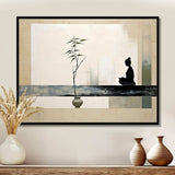 Asian Art Modern Zen I - People Canvas Wall Art