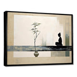 Asian Art Modern Zen I - People Canvas Wall Art