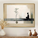 Asian Art Modern Zen I - People Canvas Wall Art