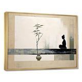 Asian Art Modern Zen I - People Canvas Wall Art