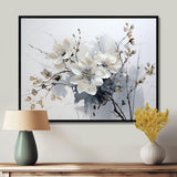 Asian Art Orchids Flowers I - People Canvas Wall Art