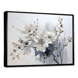 Asian Art Orchids Flowers I - People Canvas Wall Art