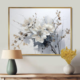 Asian Art Orchids Flowers I - People Canvas Wall Art