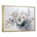 Asian Art Orchids Flowers I - People Canvas Wall Art