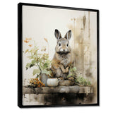 Asian Art Rabbit Sumi I - People Canvas Wall Art