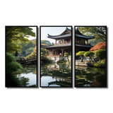 Asian Art Serene Pagoda I - Multi-Panels