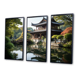 Asian Art Serene Pagoda I - Multi-Panels