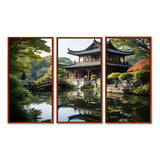 Asian Art Serene Pagoda I - Multi-Panels