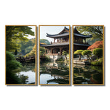 Asian Art Serene Pagoda I - Multi-Panels