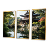Asian Art Serene Pagoda I - Multi-Panels