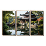 Asian Art Serene Pagoda I - Multi-Panels