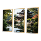 Asian Art Serene Pagoda I - Multi-Panels