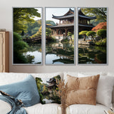 Asian Art Serene Pagoda I - Multi-Panels