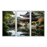 Asian Art Serene Pagoda I - Multi-Panels