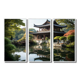 Asian Art Serene Pagoda I - Multi-Panels