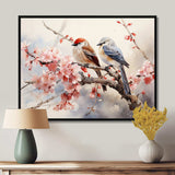 Asian Art Sumi Bird Serenity VI - People Canvas Wall Art