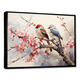 Asian Art Sumi Bird Serenity VI - People Canvas Wall Art