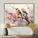 Asian Art Sumi Bird Serenity VI - People Canvas Wall Art