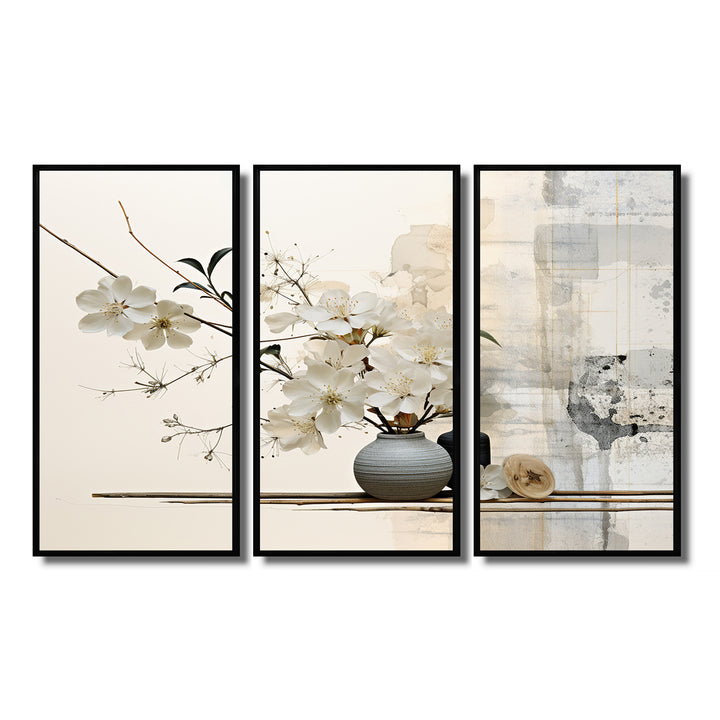 Asian Art Sumie Zen II - Split Panel Canvas Art