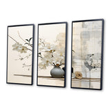 Asian Art Sumie Zen II - Split Panel Canvas Art
