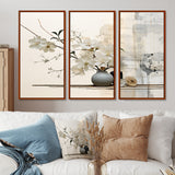 Asian Art Sumie Zen II - Split Panel Canvas Art