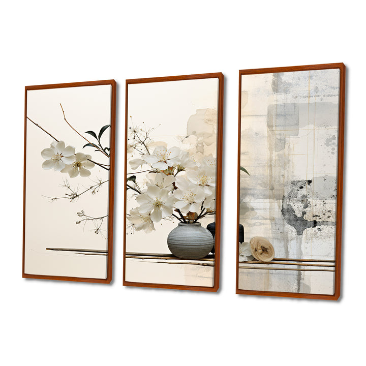 Asian Art Sumie Zen II - Split Panel Canvas Art