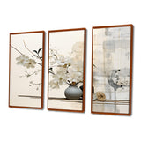 Asian Art Sumie Zen II - Split Panel Canvas Art