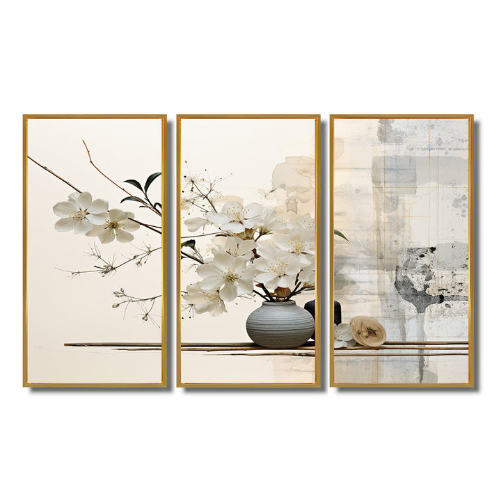 Asian Art Sumie Zen II - Split Panel Canvas Art