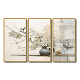 Asian Art Sumie Zen II - Split Panel Canvas Art