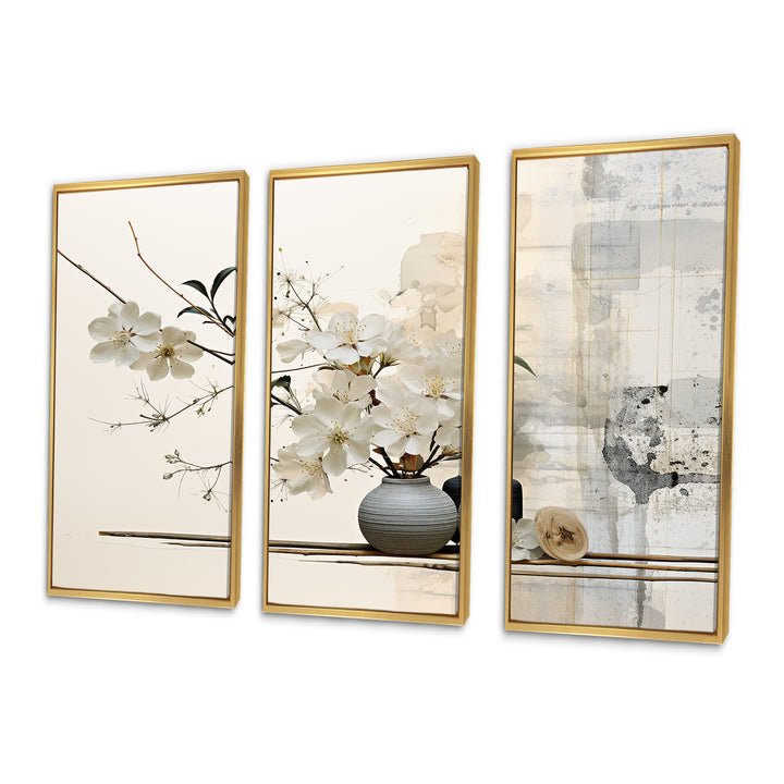 Asian Art Sumie Zen II - Split Panel Canvas Art