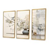 Asian Art Sumie Zen II - Split Panel Canvas Art
