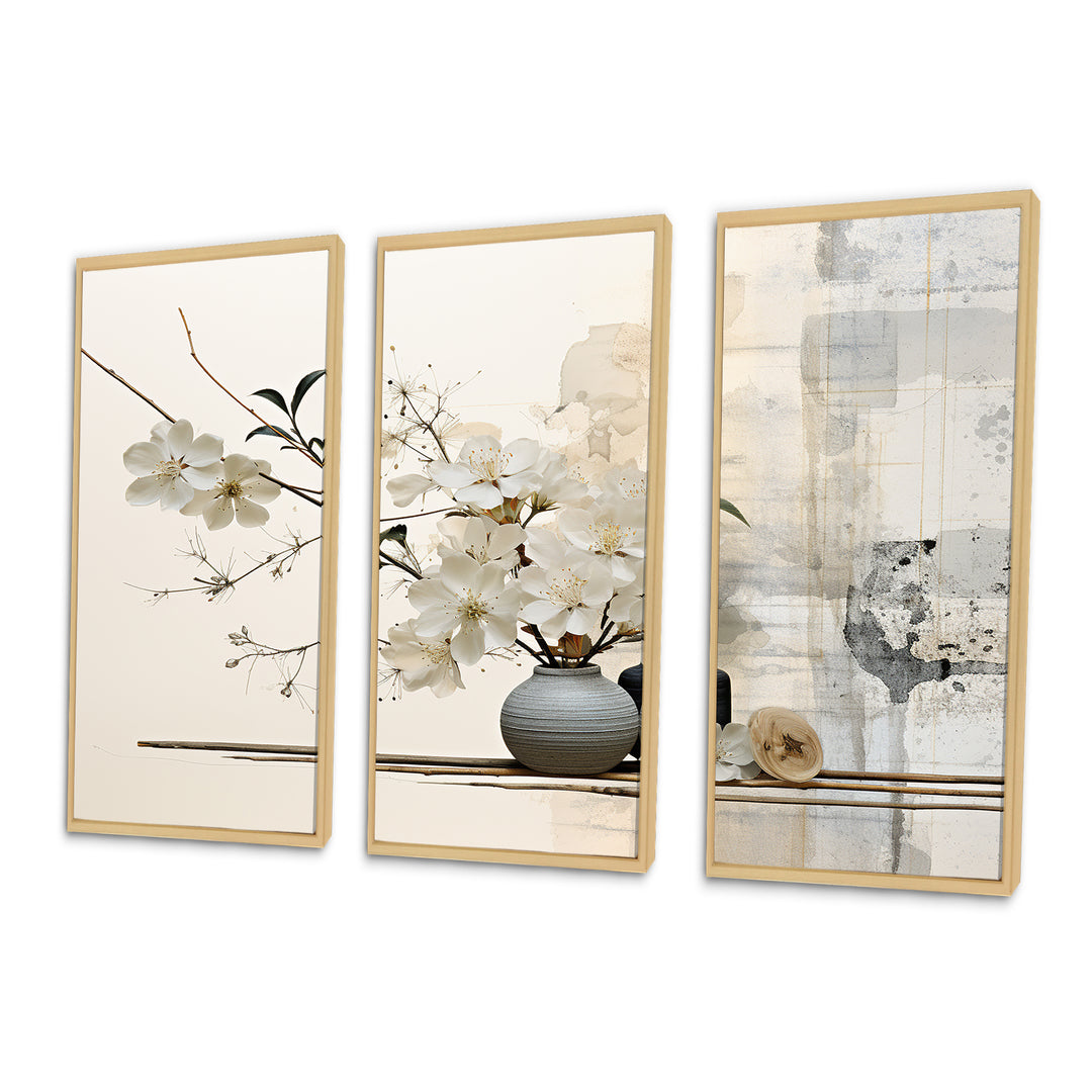 Asian Art Sumie Zen II - Split Panel Canvas Art
