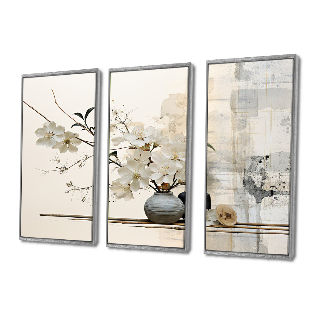 Asian Art Sumie Zen II - Split Panel Canvas Art