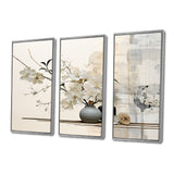 Asian Art Sumie Zen II - Split Panel Canvas Art