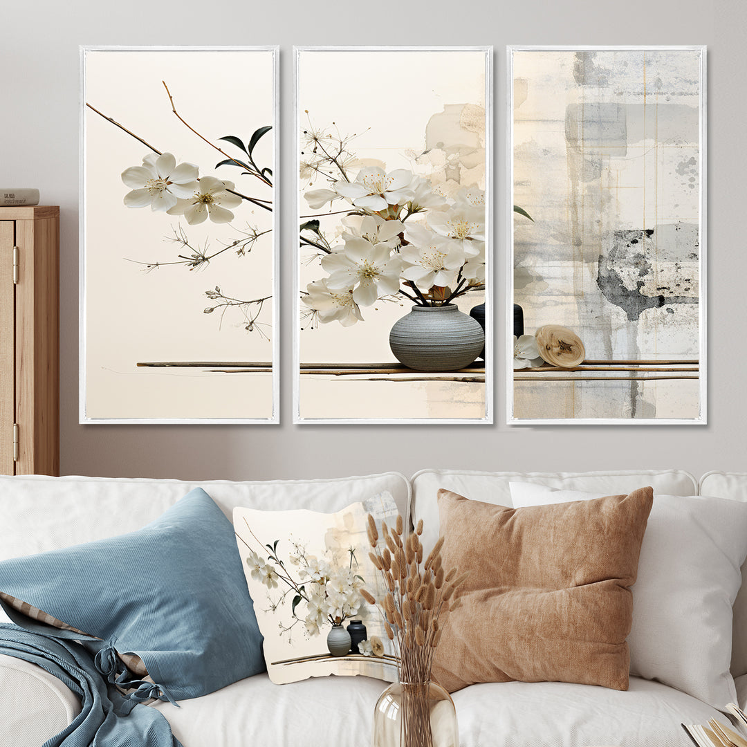 Asian Art Sumie Zen II - Split Panel Canvas Art