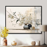 Asian Art Sumie Zen II - People Canvas Wall Art