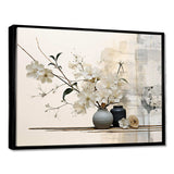 Asian Art Sumie Zen II - People Canvas Wall Art