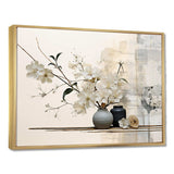 Asian Art Sumie Zen II - People Canvas Wall Art