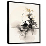 Asian Art Samurais Landscape II - People Canvas Wall Art