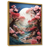 Asian Art Zen Garden V - People Canvas Wall Art