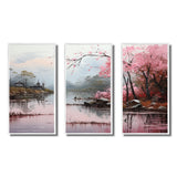 Asian Art Zen Garden VII - 3-Piece Canvas Wall Art