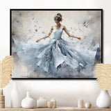 Blue Ballet Dance I - Fashion Canvas Wall Art