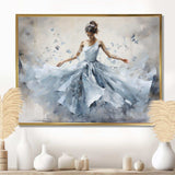 Blue Ballet Dance I - Fashion Canvas Wall Art