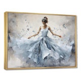 Blue Ballet Dance I - Fashion Canvas Wall Art