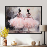 Pink Ballet Dance I - Fashion Canvas Wall Art